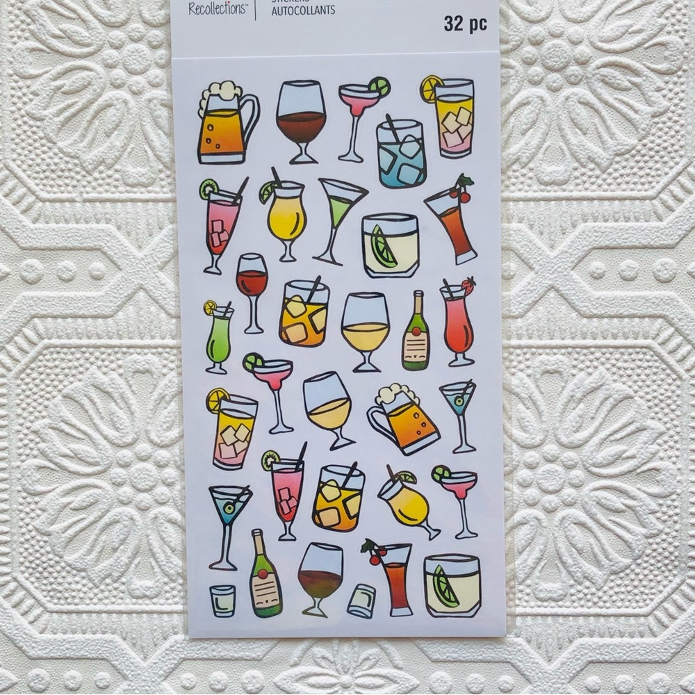 Recollections Happy Hour Stickers